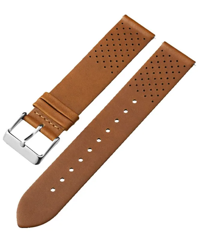 20mm Quick Release Matte Leather Strap sold by Timex