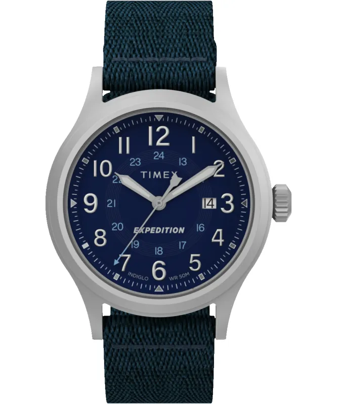 Expedition North® Sierra 40mm Recycled Materials Fabric Strap Watch sold by Timex