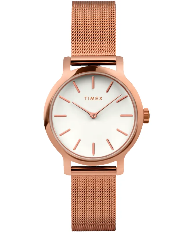 Transcend™ 31mm Stainless Steel Mesh Band Watch sold by Timex