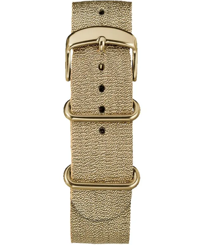 20mm Metallic Woven Fabric Slip-Thru Strap sold by Timex