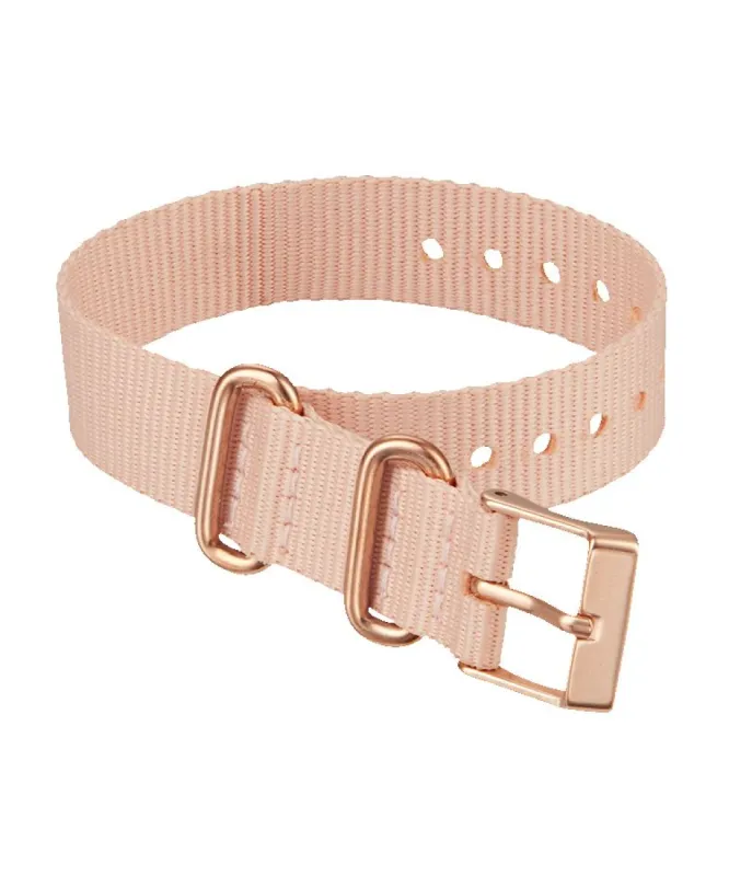 16mm Fabric Slip-Thru Single Layer Strap sold by Timex