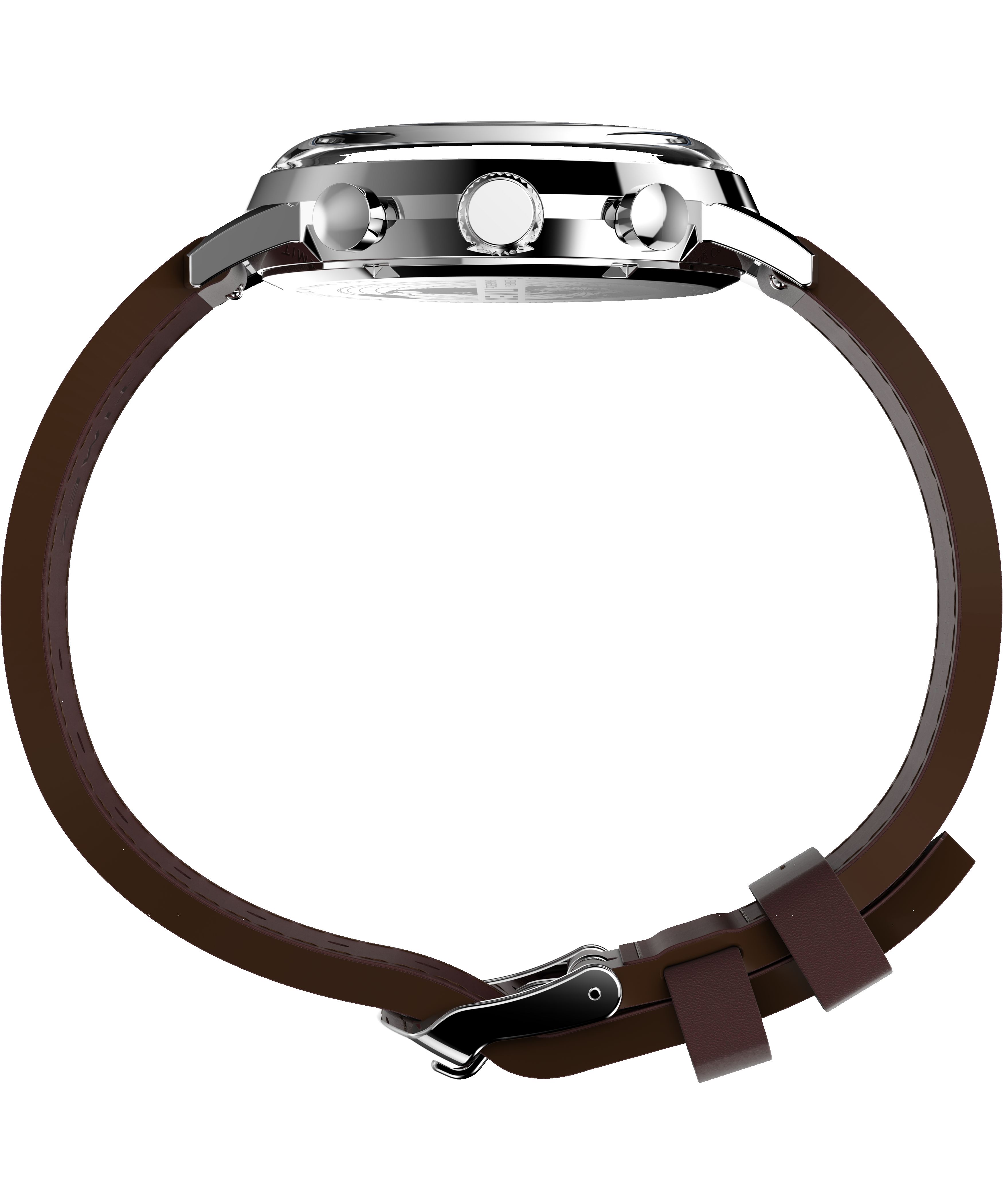 Marlin® Chronograph Tachymeter 40mm Leather Strap Watch sold by Timex product image thumbnail 2