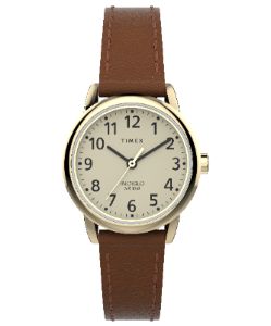 Timex Easy Reader® 25mm Eco-Friendly Vegan Leather Strap Watch