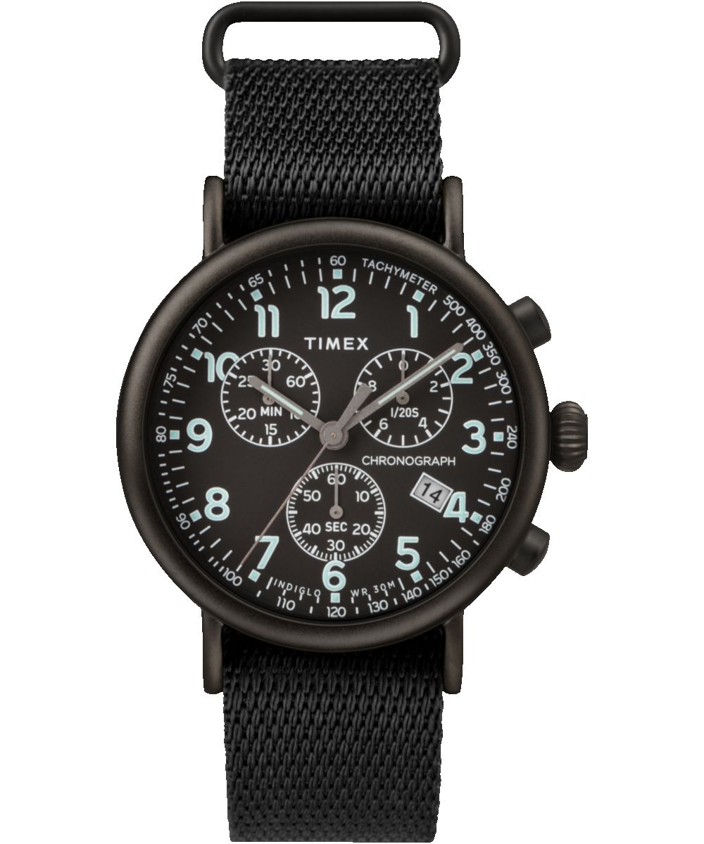 Timex® Standard Chronograph 41mm Fabric Strap Watch sold by Timex