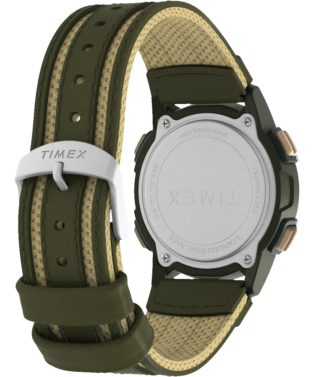 Expedition CAT5 40mm Leather and Fabric Strap Watch sold by Timex product image thumbnail 5