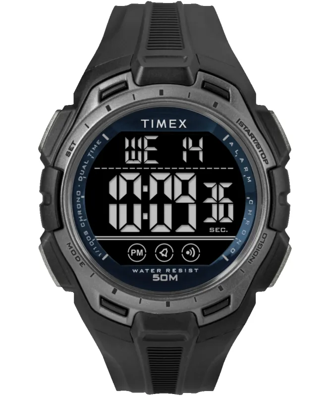 Timex Digital 43mm Resin Strap Watch sold by Timex