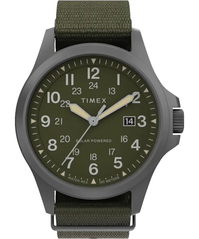 Expedition Field Post Solar 41mm Recycled Fabric Strap Watch sold by Timex