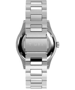 Waterbury Traditional Day Date 39mm Stainless Steel Bracelet Watch sold by Timex