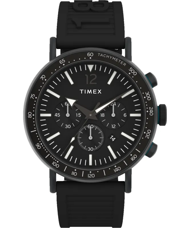 Timex Standard Tachymeter Chronograph 43mm Eco-Friendly Resin Strap Watch sold by Timex