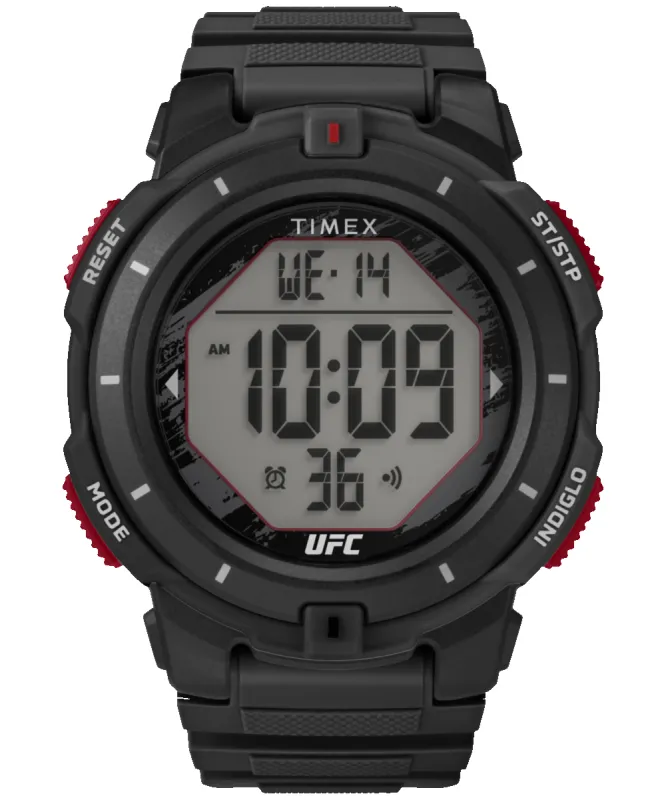 Timex UFC Rumble 50mm PU Strap Watch sold by Timex