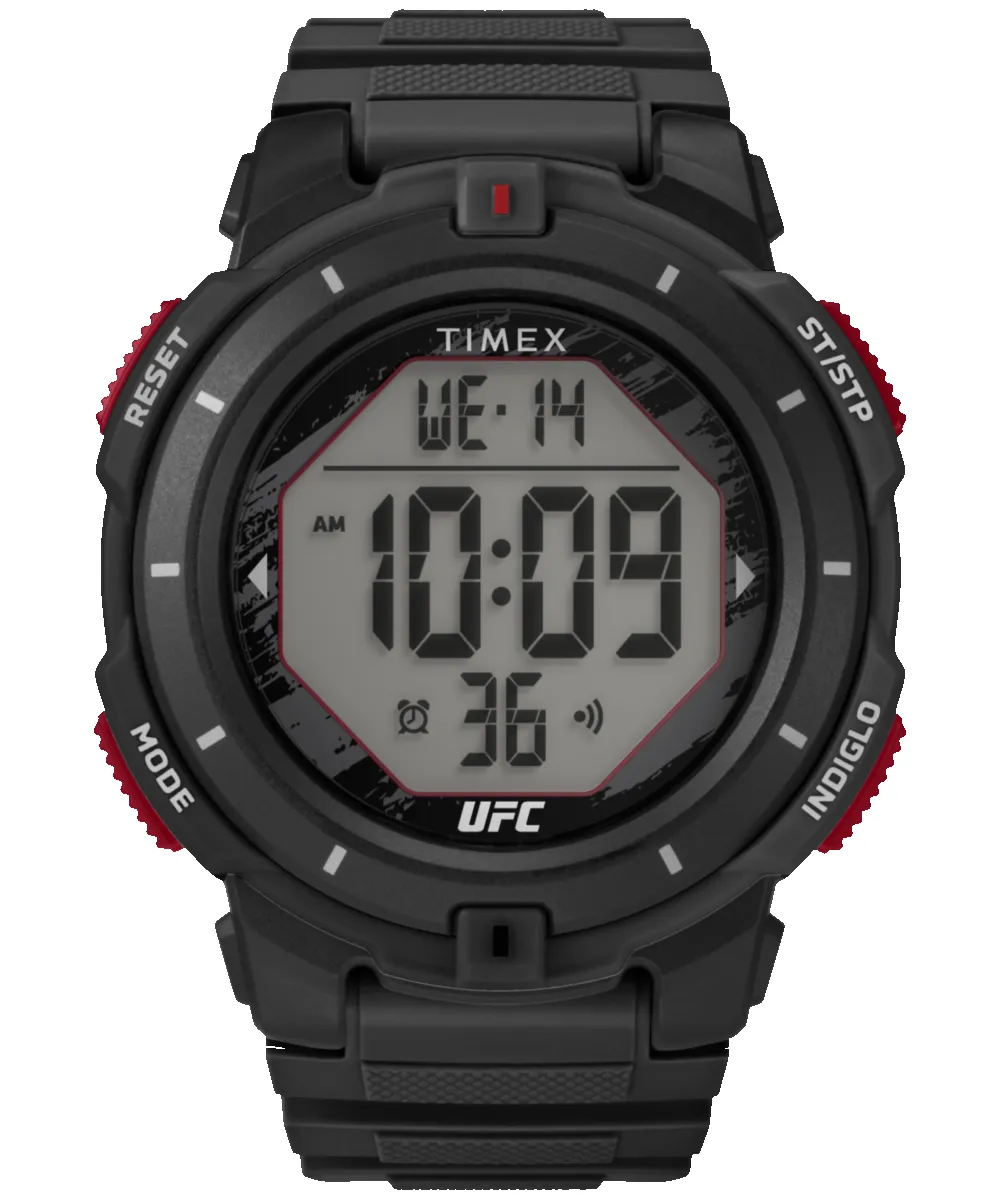 Timex UFC Rumble 50mm PU Strap Watch sold by Timex