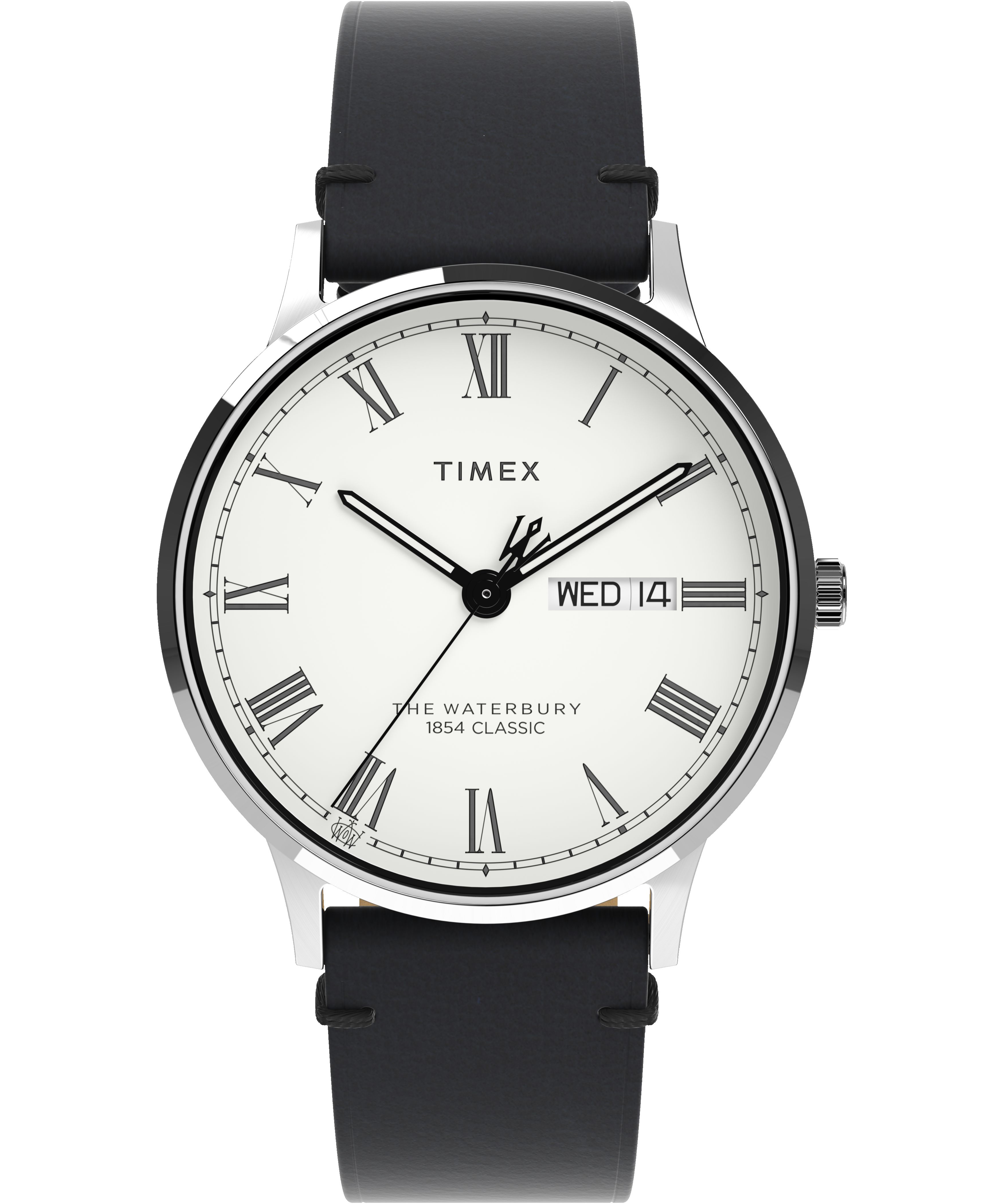 Waterbury Classic 40mm Leather Strap Watch sold by Timex