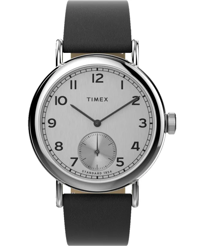 Timex Standard Sub-Second 40mm Apple Skin Leather Strap Watch sold by Timex