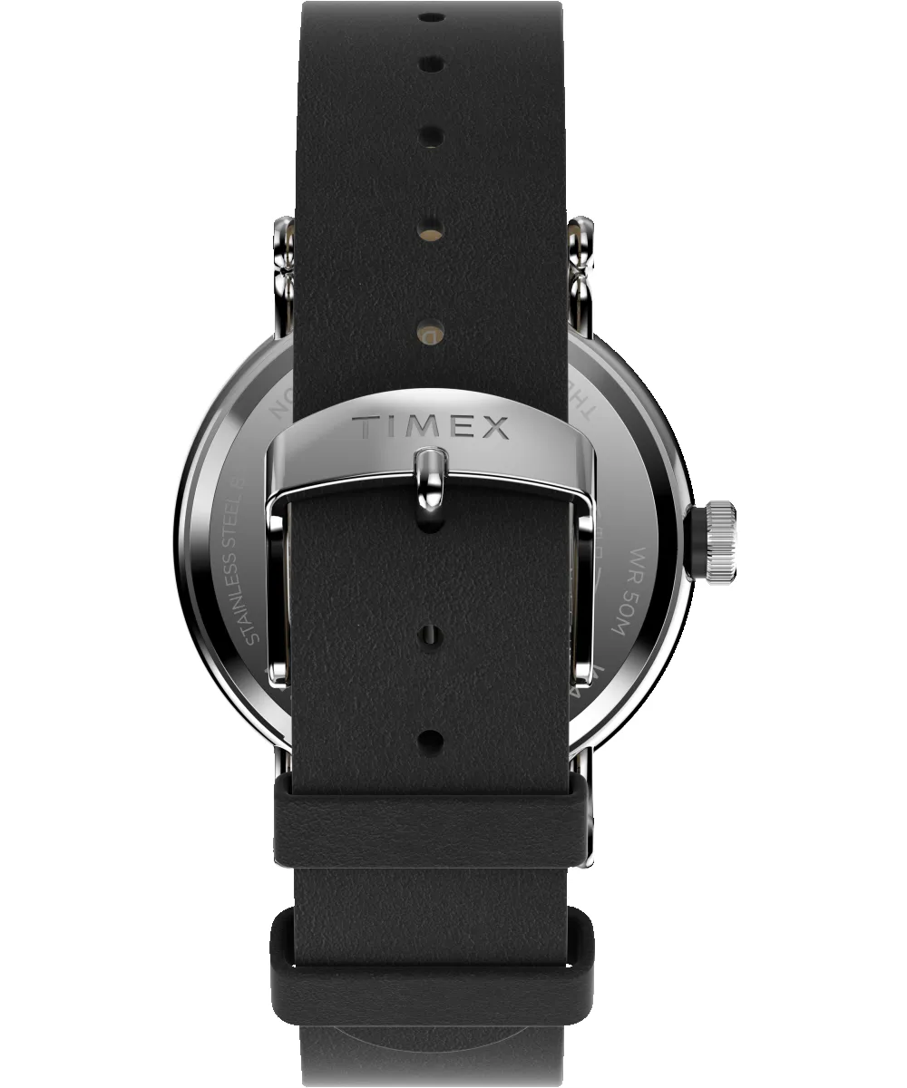 Timex Standard Sub-Second 40mm Apple Skin Leather Strap Watch sold by Timex product image thumbnail 3