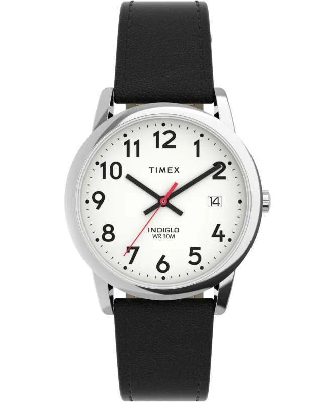 Easy Reader 35mm Eco-Friendly Vegan Leather Strap Watch sold by Timex