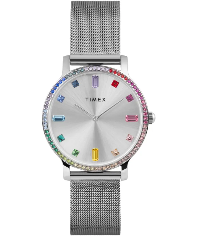 Transcend 34mm Mesh Bracelet Watch sold by Timex