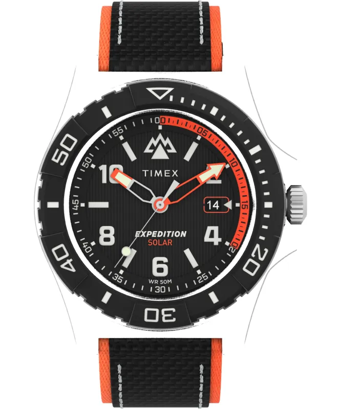 Expedition North® Freedive Ocean #tide Fabric Strap Watch sold by Timex