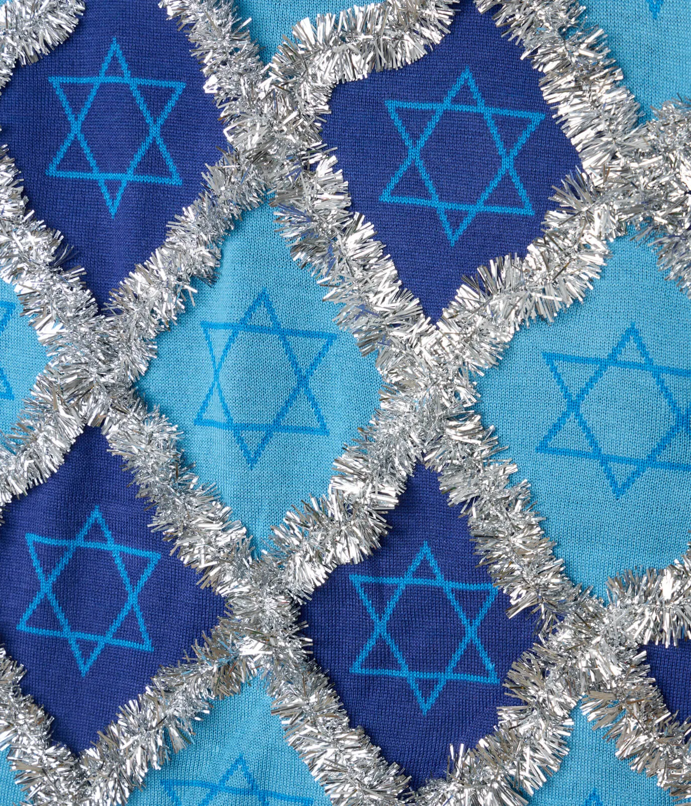 Men's Hanukkah Tinsel Sweater sold by Tipsy Elves product image thumbnail 3