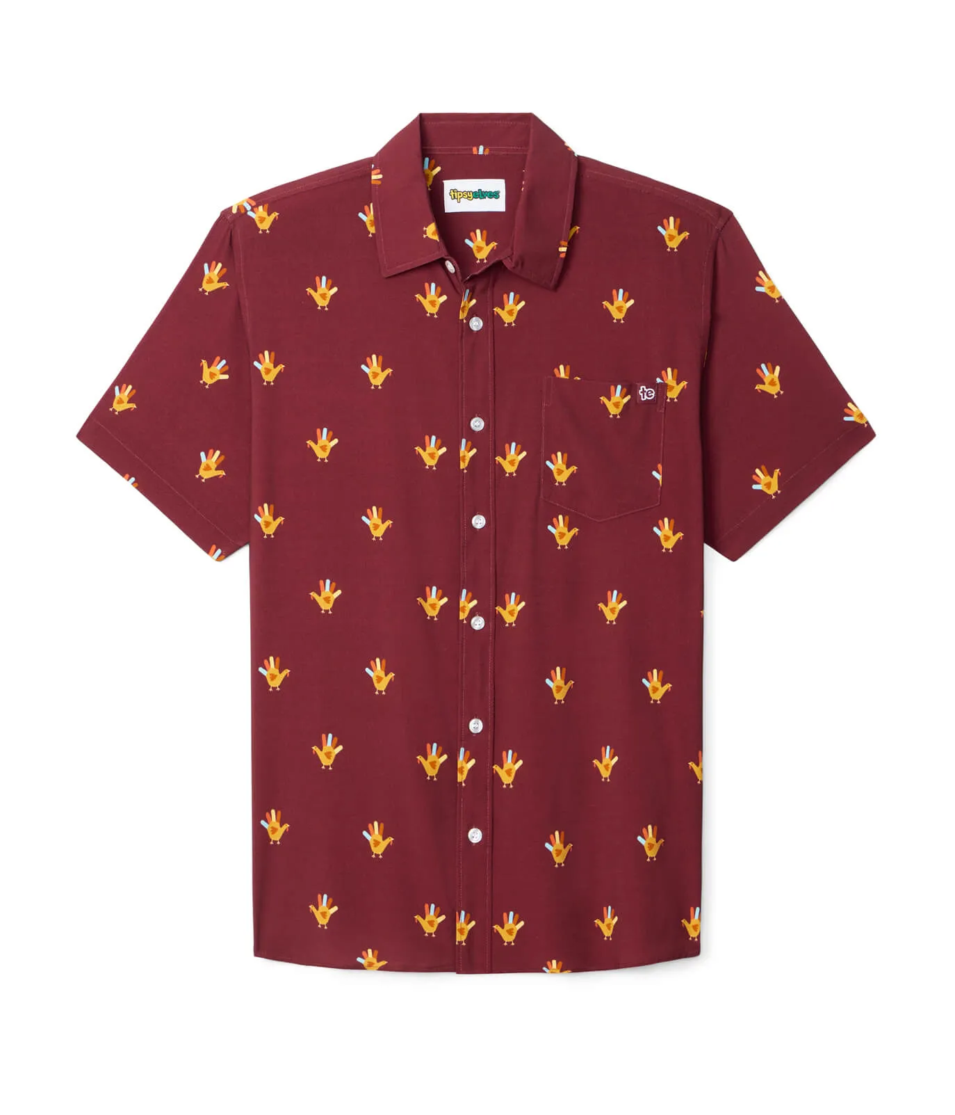 Men's Handy Thanksgiving Button Down Shirt sold by Tipsy Elves