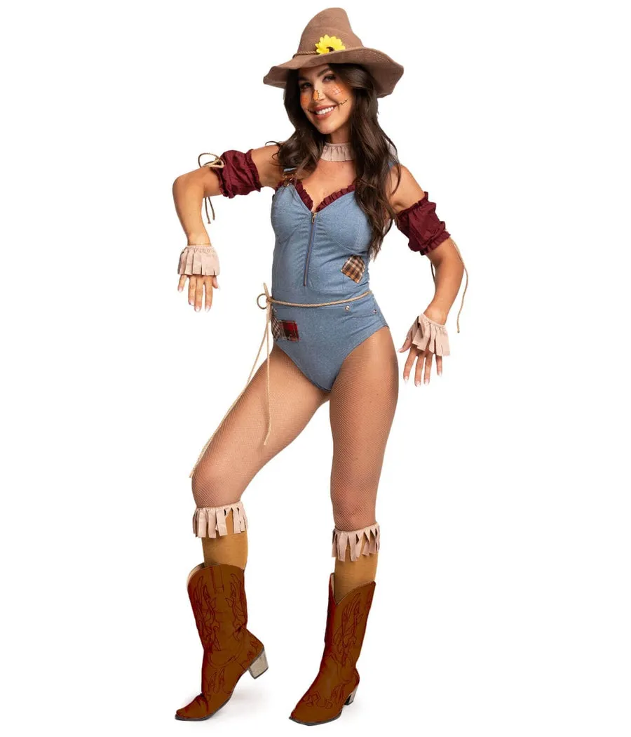 Women's Scarecrow Costume sold by Tipsy Elves