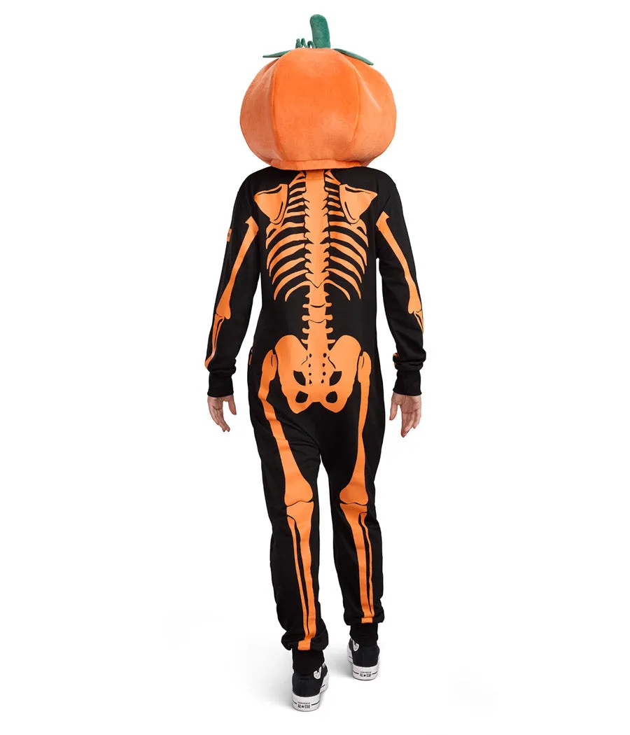 Women's Pumpkin Head Skeleton Costume sold by Tipsy Elves product image thumbnail 3