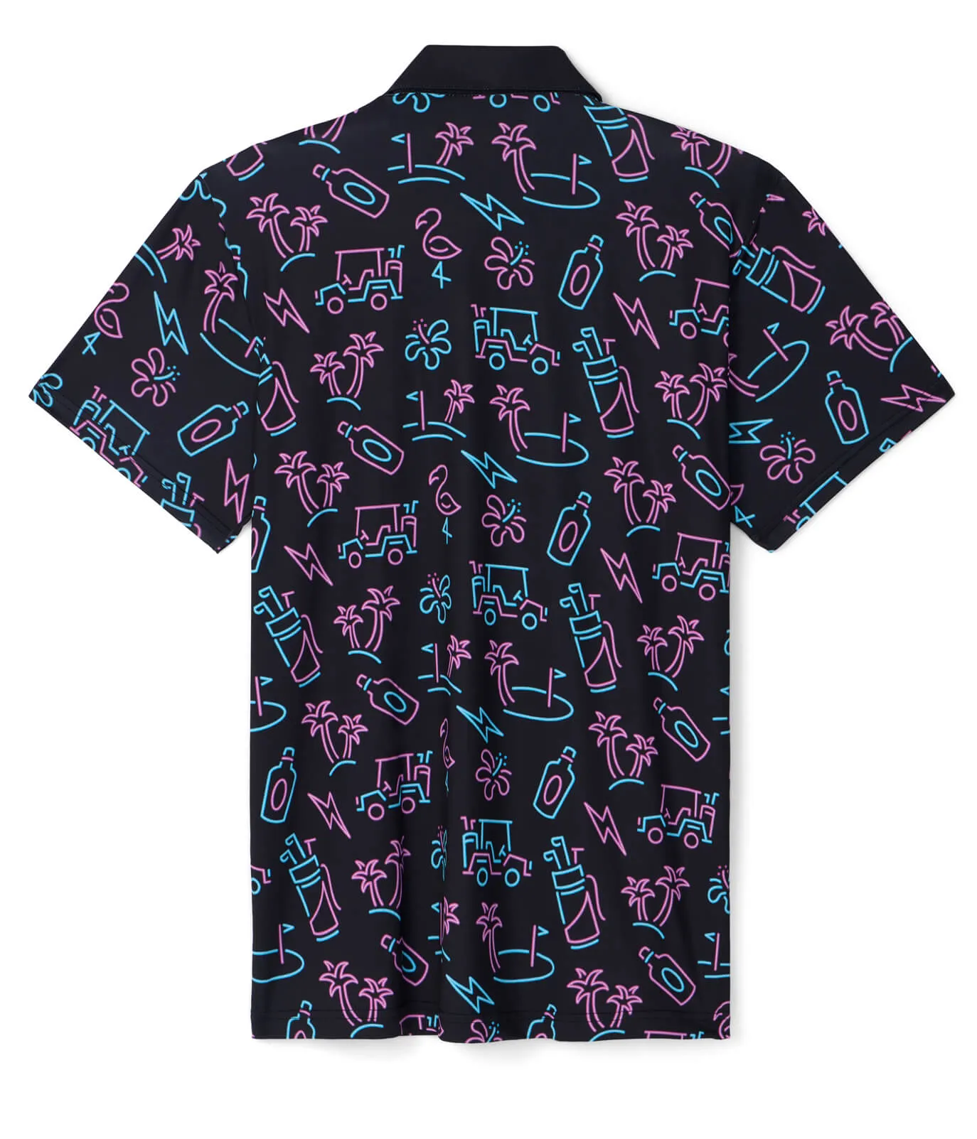 Men's Glowing Game Golf Polo sold by Tipsy Elves product image thumbnail 2