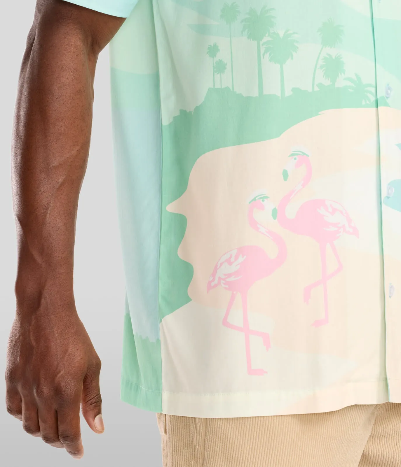 Men's Shore Thing Cabana Shirt sold by Tipsy Elves product image thumbnail 4