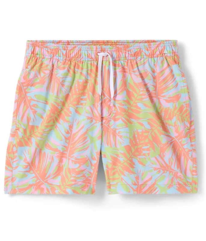 Leaf Luster Stretch Swim Trunks - 6" Inseam made by Tipsy Elves