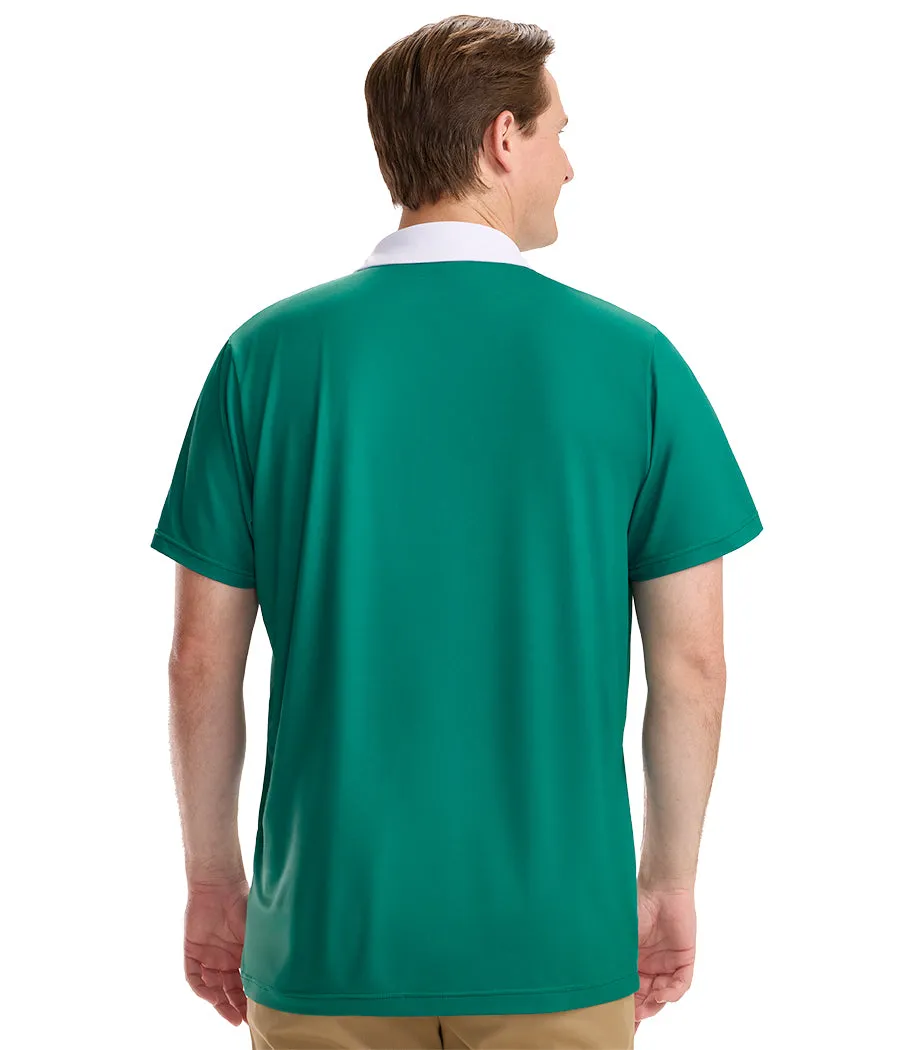 Men's Green Blazer Golf Polo sold by Tipsy Elves product image thumbnail 4
