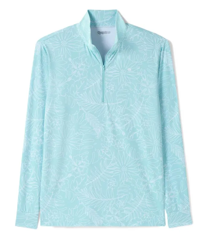 Men's Botany Bogey Golf Quarter Zip Pullover made by Tipsy Elves