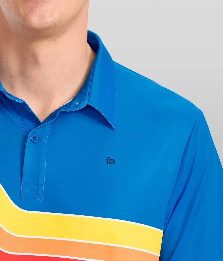 Men's Surfside Slice Golf Polo sold by Tipsy Elves product image thumbnail 4