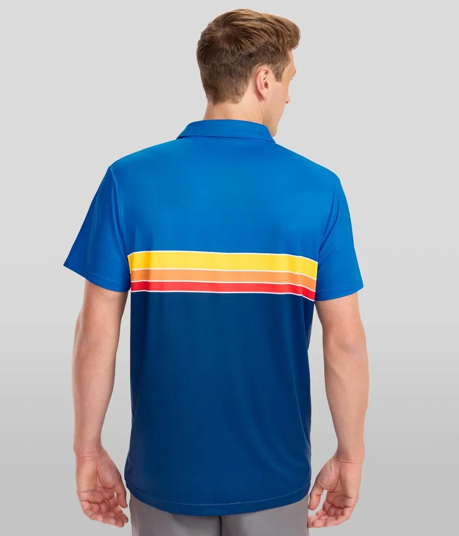 Men's Surfside Slice Golf Polo sold by Tipsy Elves product image thumbnail 3
