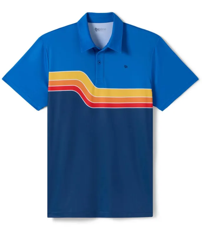 Men's Surfside Slice Golf Polo sold by Tipsy Elves