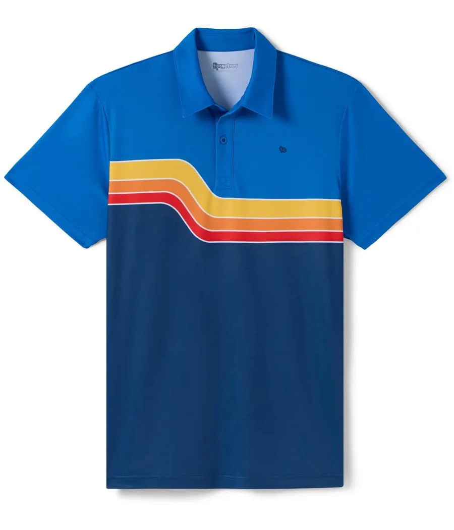 Men's Surfside Slice Golf Polo sold by Tipsy Elves