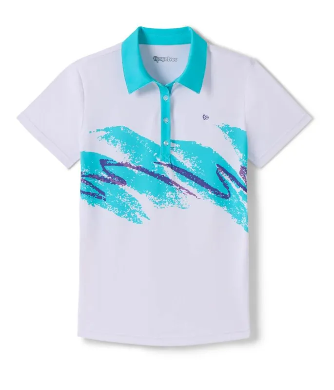 Women's Rip 'N Sip Short-Sleeve Golf Polo made by Tipsy Elves