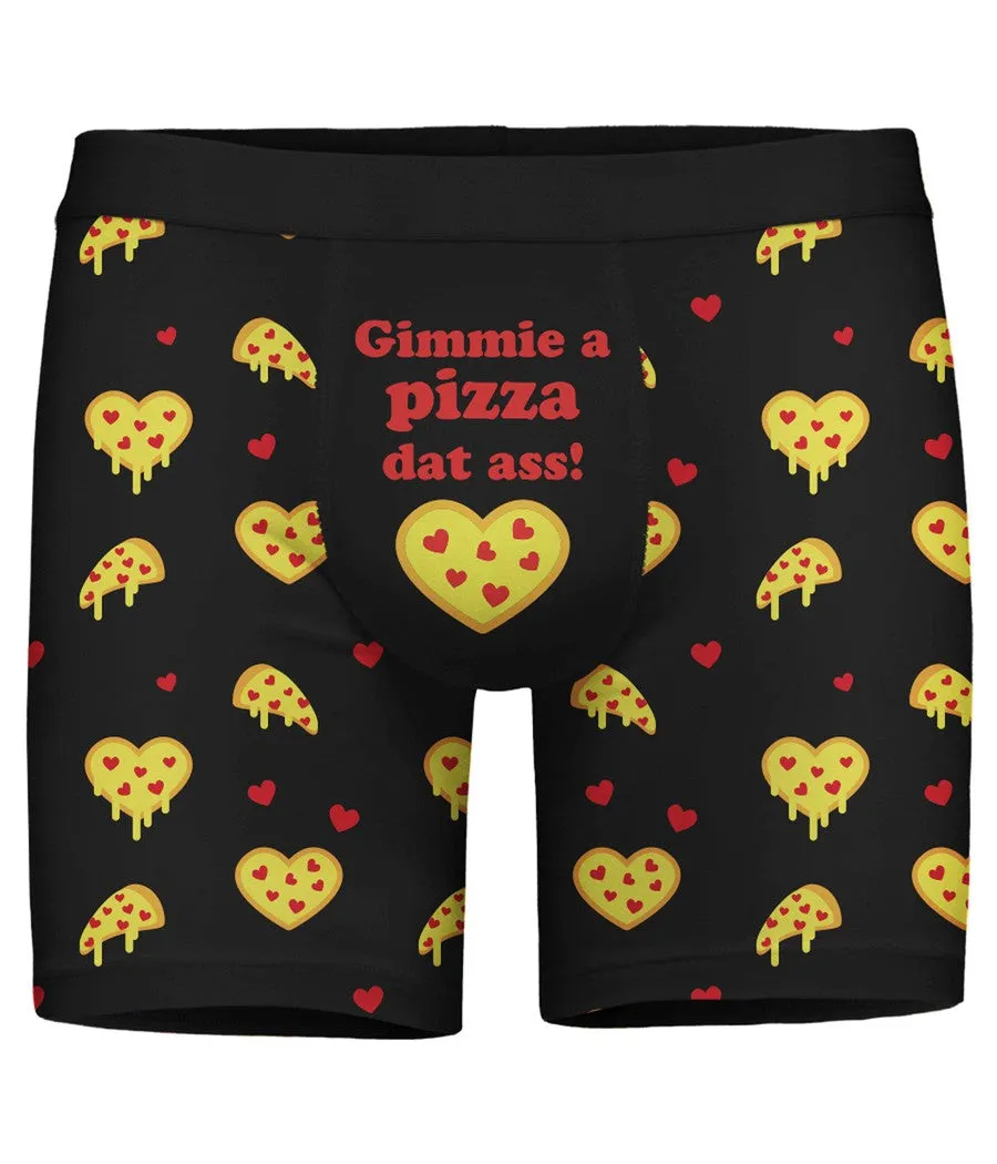 Men's Pizza Dat Ass Valentine's Day Boxer Briefs sold by Tipsy Elves