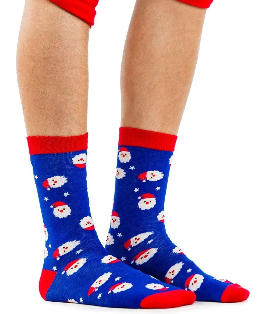 Men's Santa Socks (Fits Sizes 8-11M) sold by Tipsy Elves product image thumbnail 2