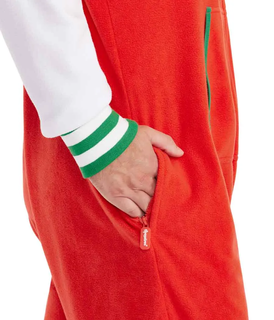 Men's Sporty Santa Jumpsuit sold by Tipsy Elves product image thumbnail 3