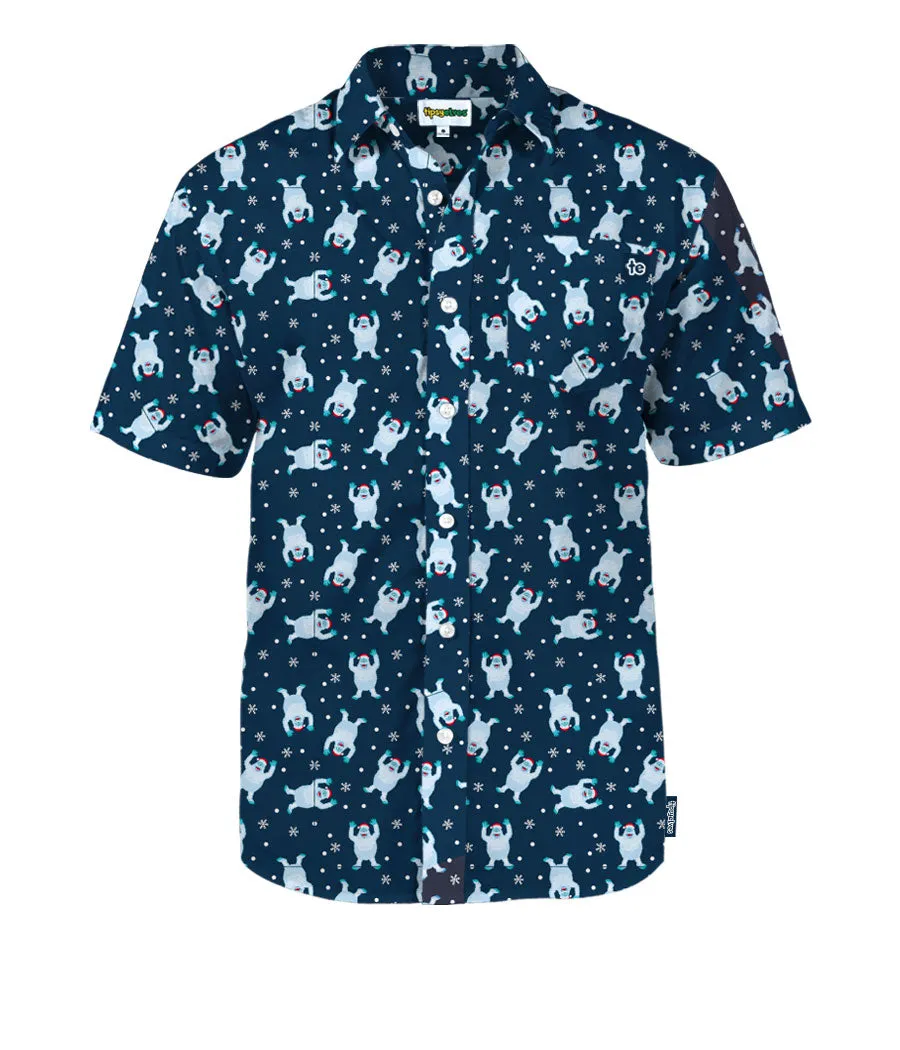 Men's Bumble Button Down Shirt sold by Tipsy Elves product image thumbnail 5