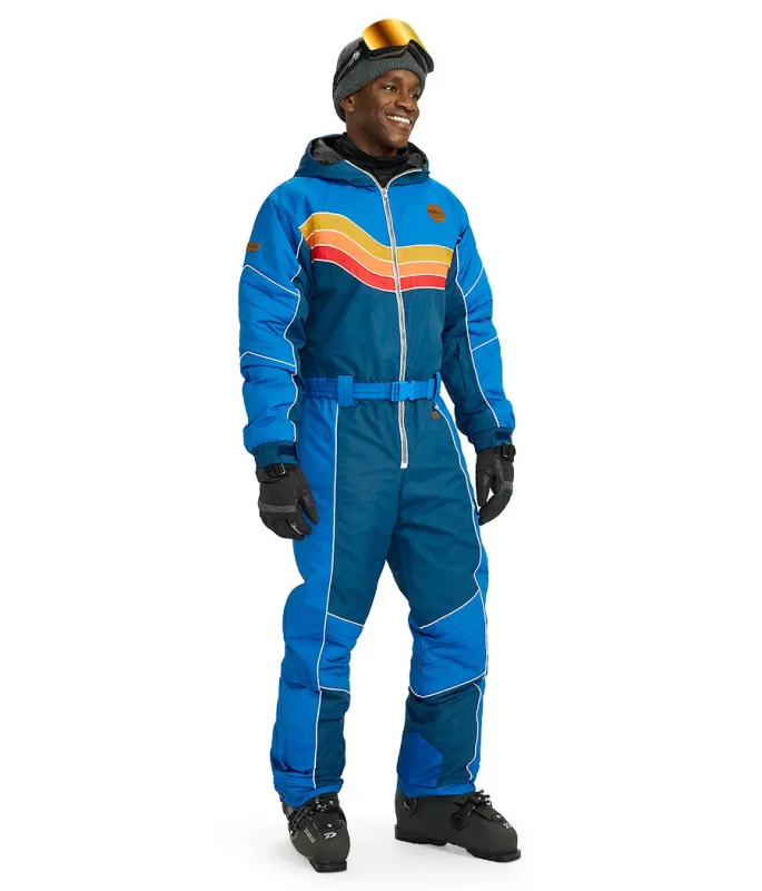 Men's Deep Blue Freeze Snow Suit made by Tipsy Elves