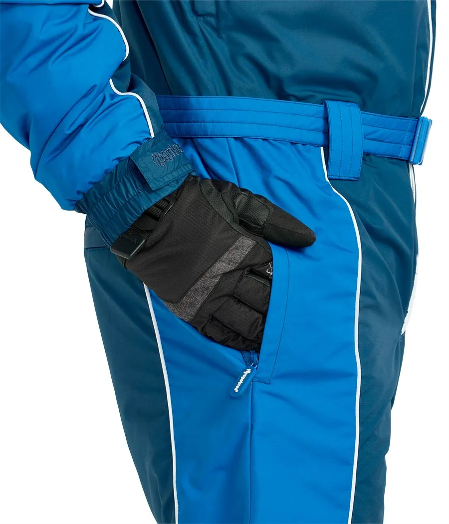 Men's Deep Blue Freeze Snow Suit sold by Tipsy Elves product image thumbnail 4