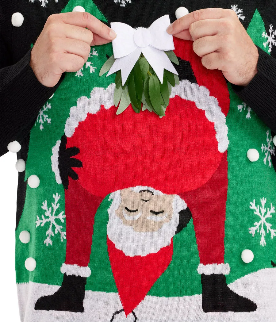 Men's Mistletease Ugly Christmas Sweater sold by Tipsy Elves product image thumbnail 3