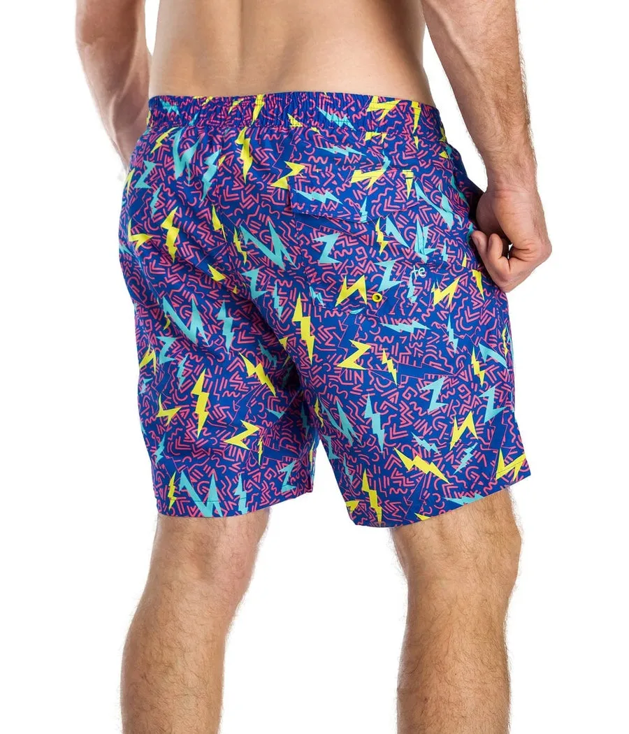 Grease Lightning Swim Trunks - 7.5" Inseam sold by Tipsy Elves product image thumbnail 3