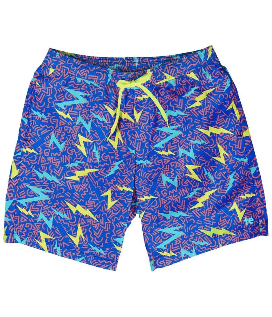 Grease Lightning Swim Trunks - 7.5" Inseam sold by Tipsy Elves product image thumbnail 4