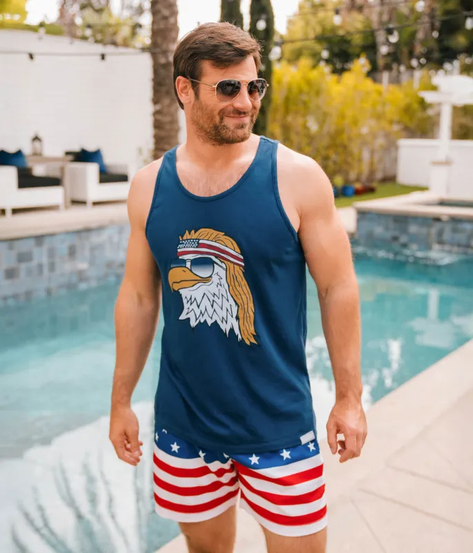 Men's Epic Eagle Tank Top sold by Tipsy Elves
