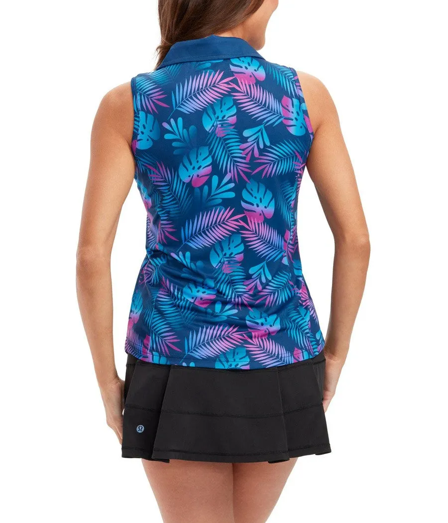 Women's Nighttime Tropics Pickleball Shirt sold by Tipsy Elves product image thumbnail 3