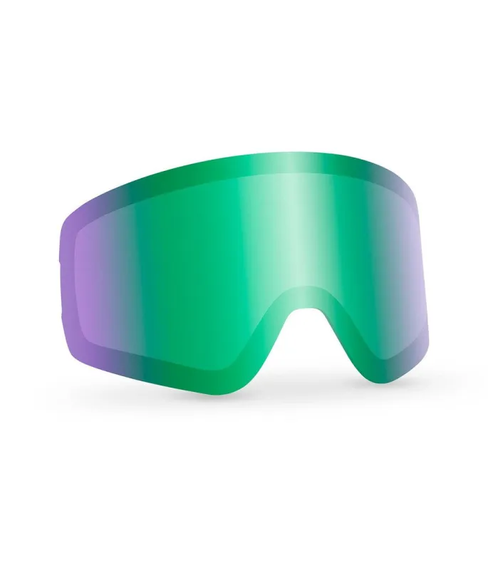 Green CASCADE Snow Goggle Lens made by Tipsy Elves