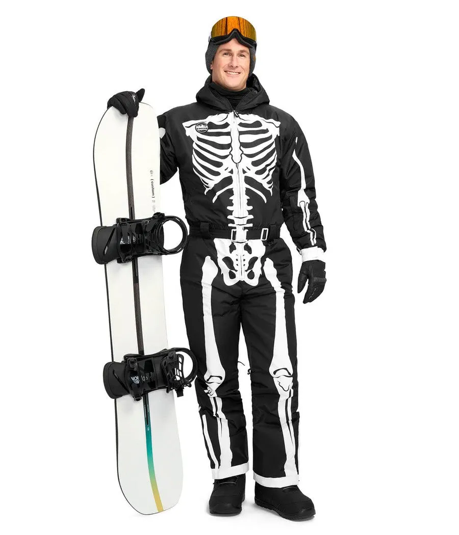 Men's Skeleton Snow Suit sold by Tipsy Elves