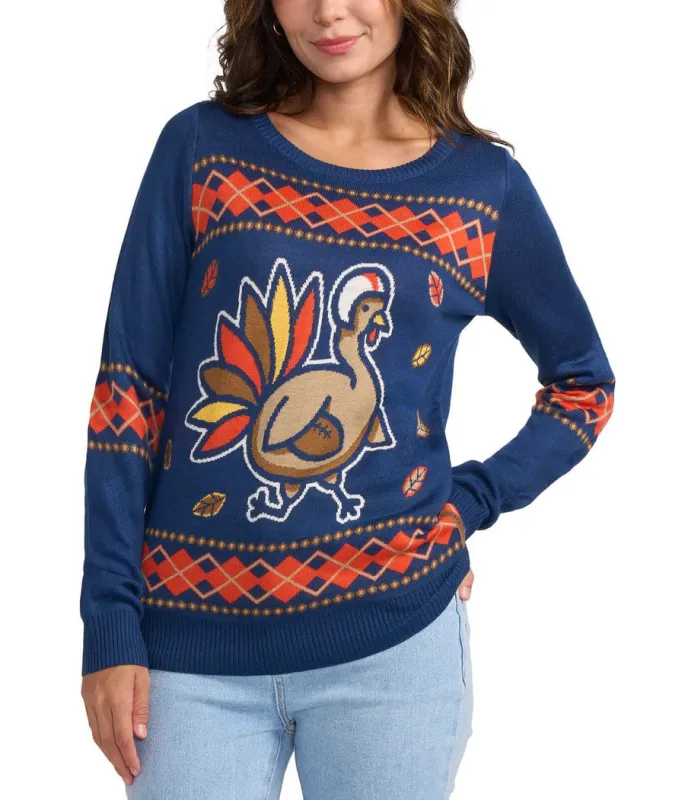 Women's Football Turkey Sweater sold by Tipsy Elves