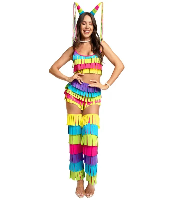 Women's Sexy Pinata Costume made by Tipsy Elves